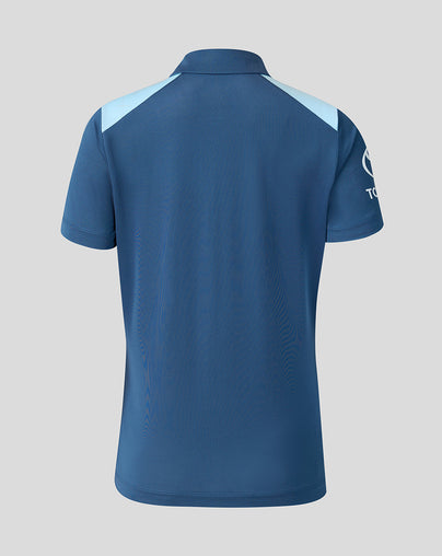 Womens 26/27 Training Poly Polo - Blue
