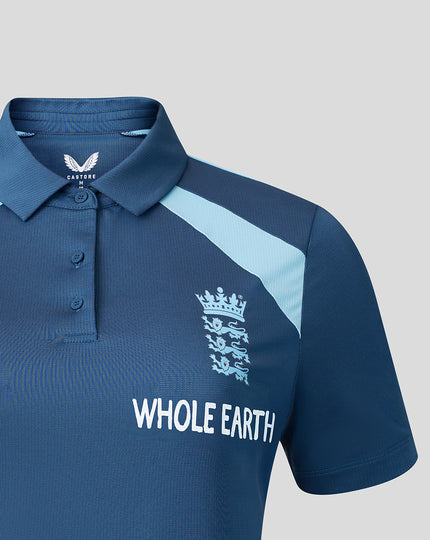 Womens 26/27 Training Poly Polo - Blue