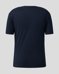 Junior 26/27 Essentials Crest Short Sleeve T-Shirt - Navy