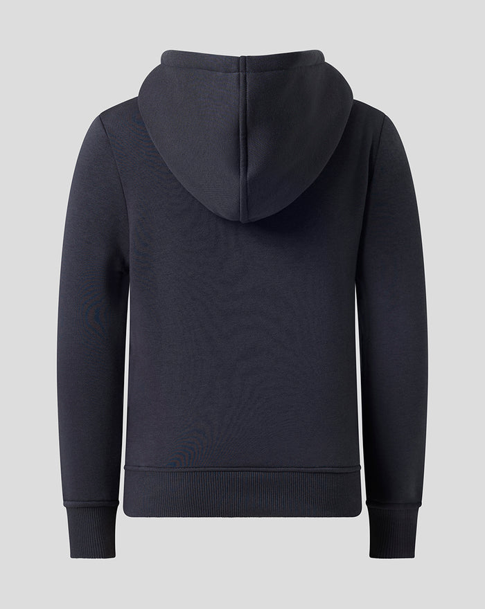 Junior 26/27 Essentials Crest Ovverhead Hoodie - Navy