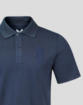 Unisex Embroidered  Polo - Navy