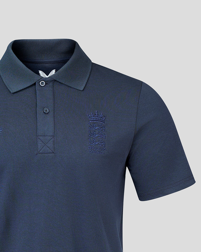 Unisex Embroidered  Polo - Navy