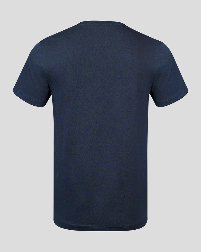 Unisex Embroidered T-Shirt - Navy