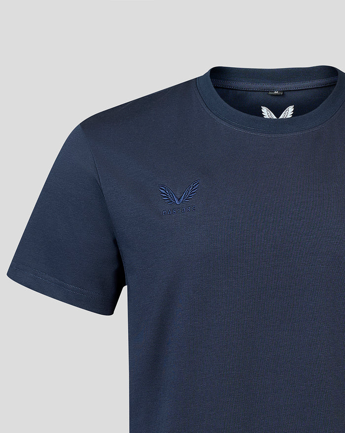 Unisex Embroidered T-Shirt - Navy