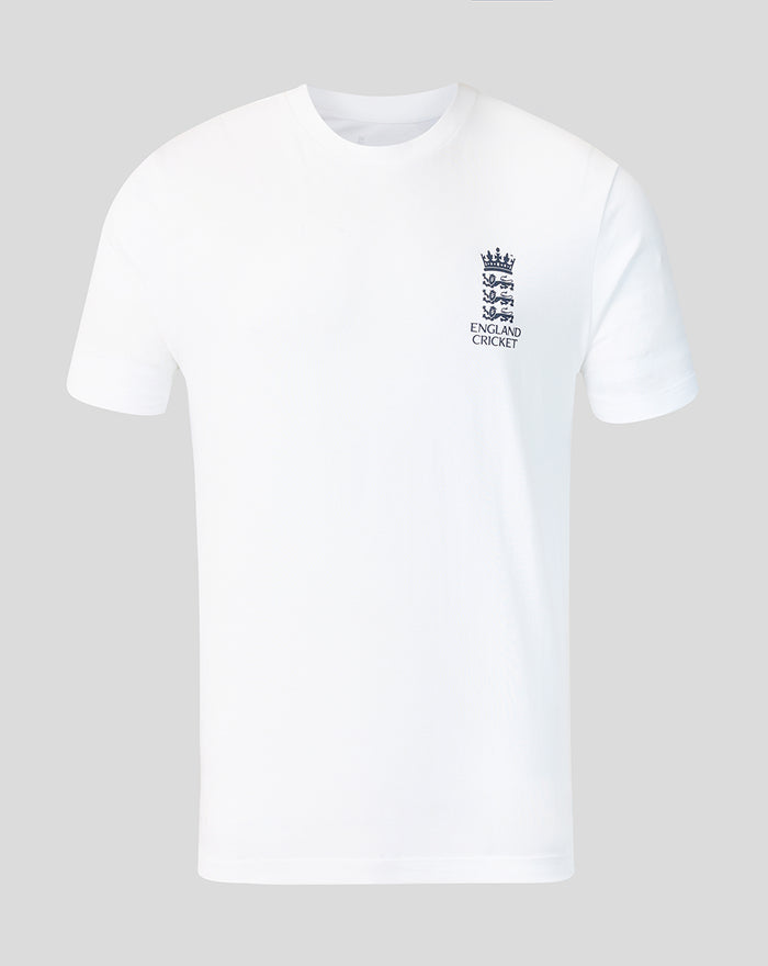 Adults 26/27 Essentials Crest Short Sleeve T-Shirt - White