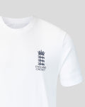 Adults 26/27 Essentials Crest Short Sleeve T-Shirt - White