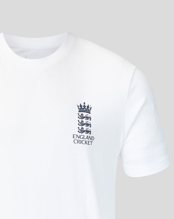 Adults 26/27 Essentials Crest Short Sleeve T-Shirt - White