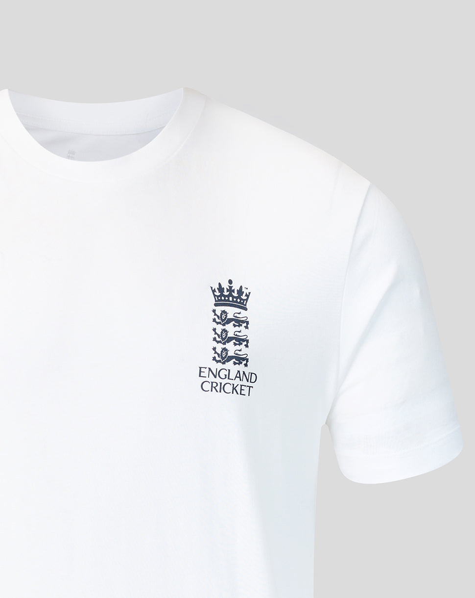 Adults 26/27 Essentials Crest Short Sleeve T-Shirt - White