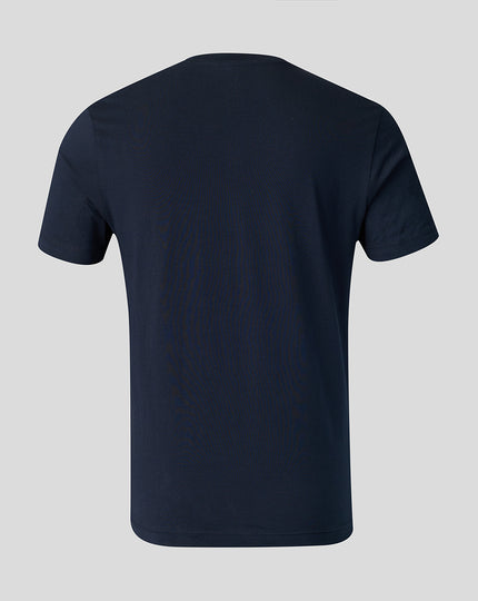 Adults 26/27 Essentials Crest Short Sleeve T-Shirt - Navy