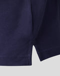 Adults 26/27 Essentials Crest Short Sleeve Polo - Navy