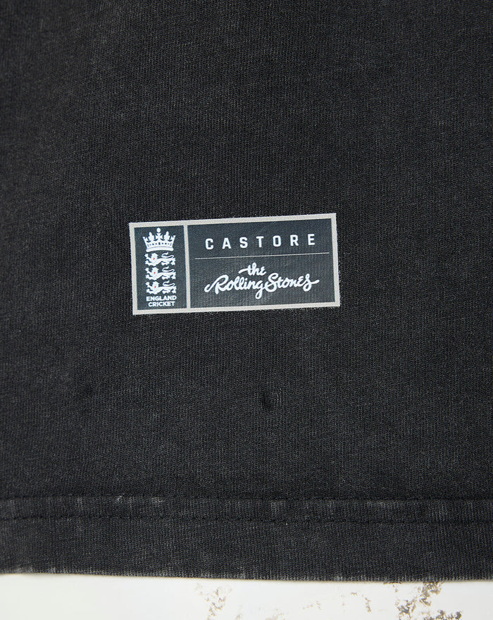 Rolling Stones x England Cricket x Castore T-Shirt - Black