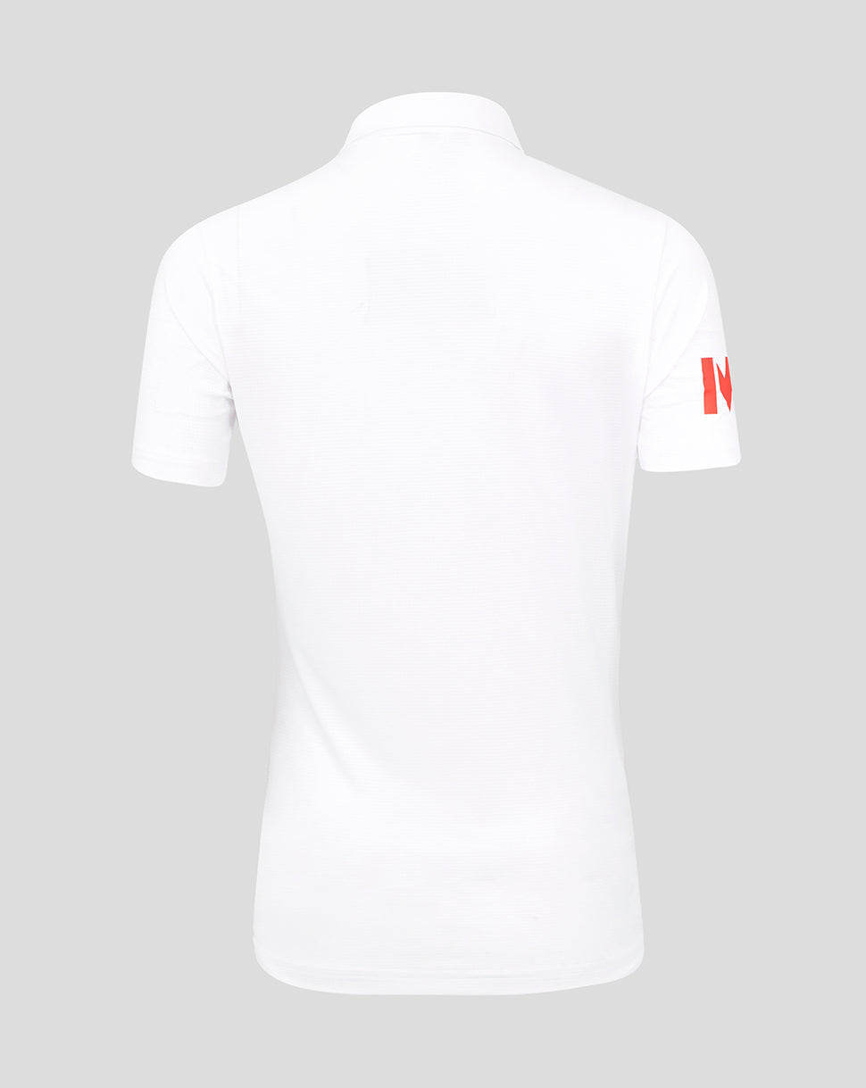 WOMENS 26/27 ECB TEST REPLICA SHORT SLEEVE SHIRT - WHITE