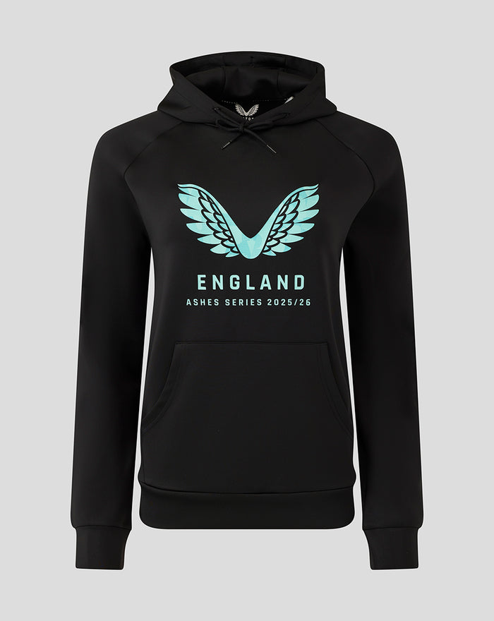 Womens 25/26 England Cricket Ashes Pro Lock Up Logo Hoodie