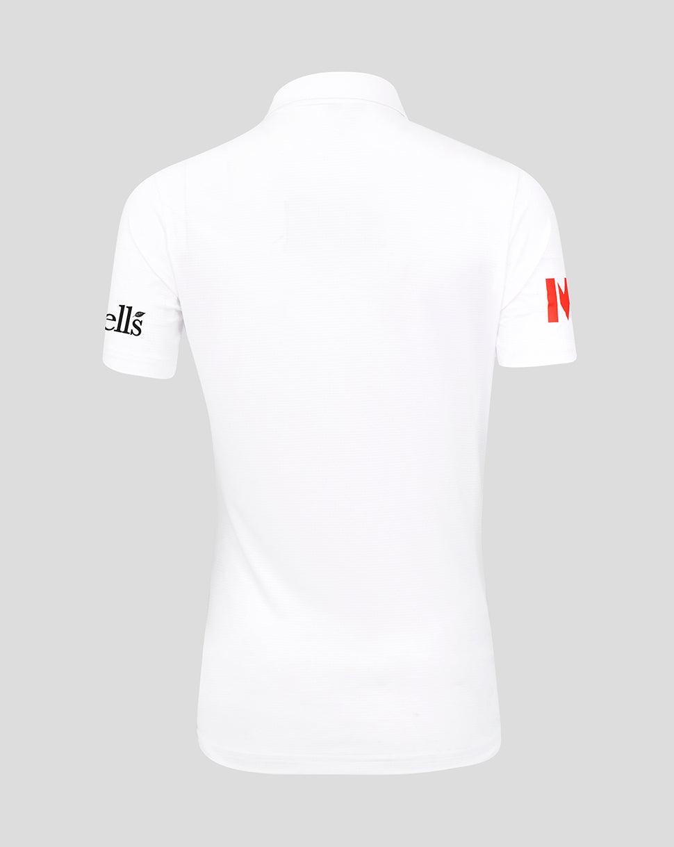 Womens 26/27 England Cricket Test Pro Short Sleeve Shirt - White