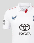 Womens 26/27 England Cricket Test Short Sleeve Shirt - White
