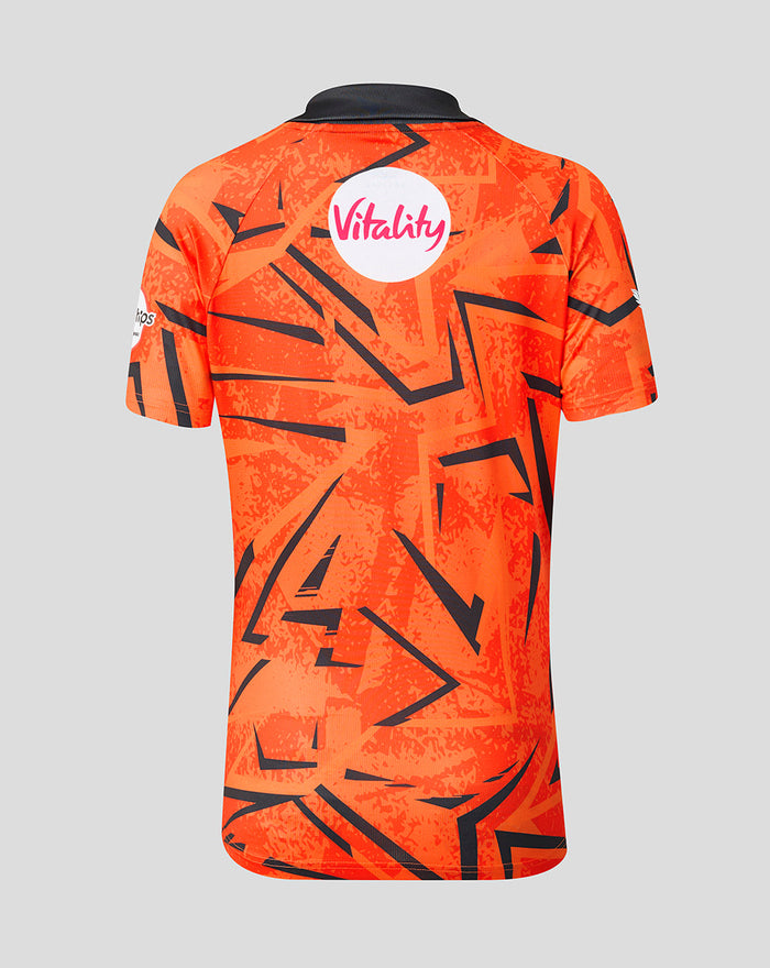 Womens Sunrisers Leeds The Hundred Short Sleeve Stretch Jersey Round Neck 2026