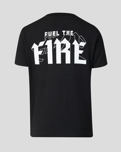 Women's Welsh Fire Fuel The Fire T-Shirt Black