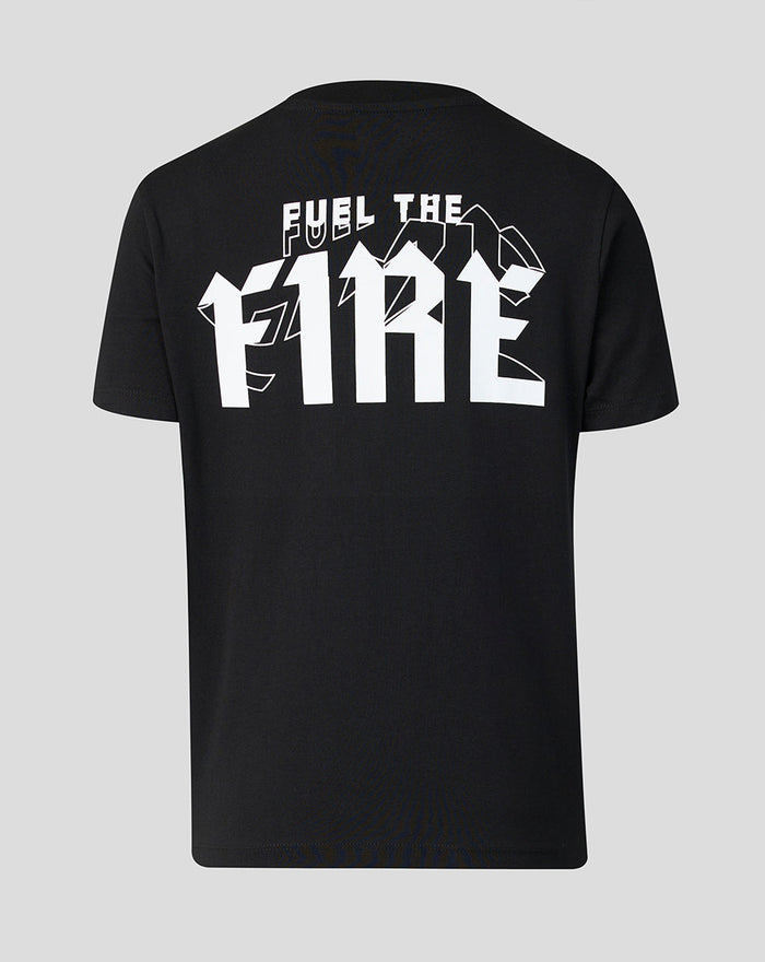 Women's Welsh Fire Fuel The Fire T-Shirt Black