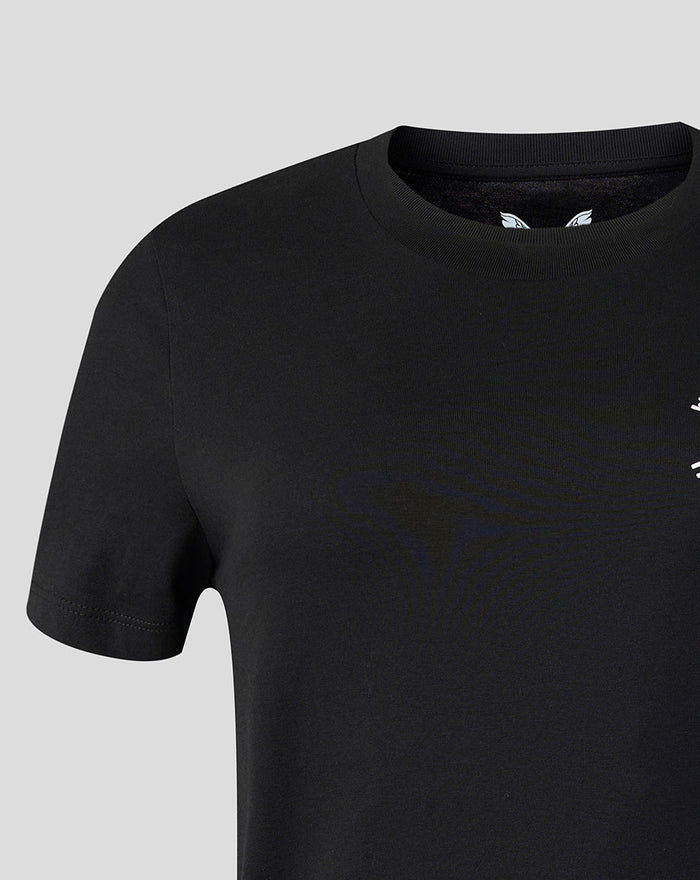 Women's Welsh Fire Fuel The Fire T-Shirt Black