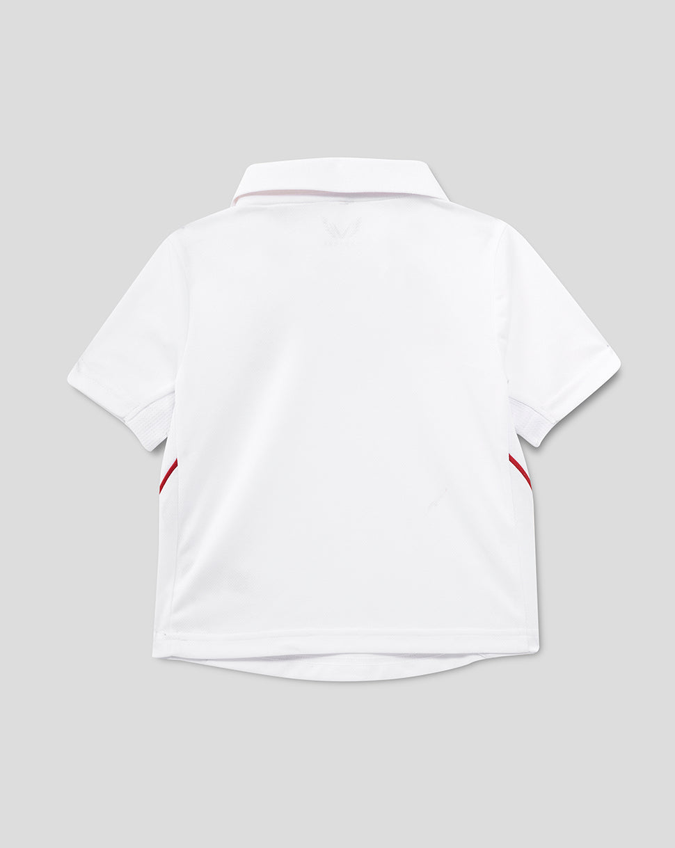 INFANT 26/27 ECB TEST REPLICA SHORT SLEEVE SHIRT - WHITE