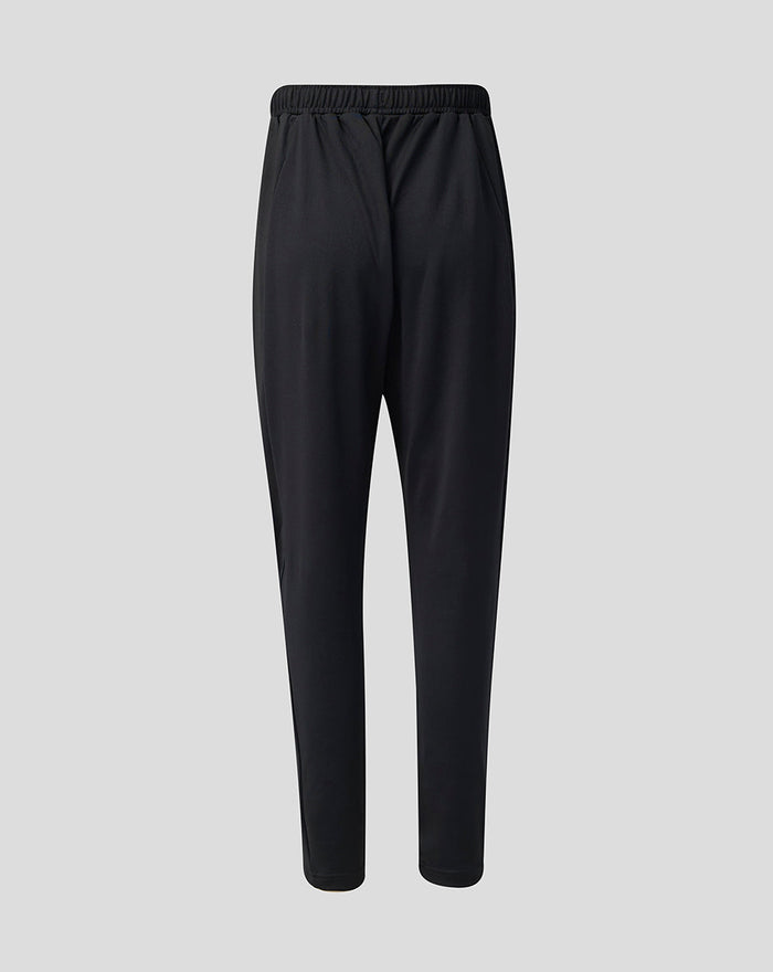 Sunrisers Leeds juniors black slim fit pants with elastic waistband