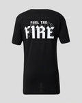 Juniors Welsh Fire Fuel The Fire T-Shirt Black