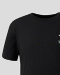 Juniors Welsh Fire Fuel The Fire T-Shirt Black