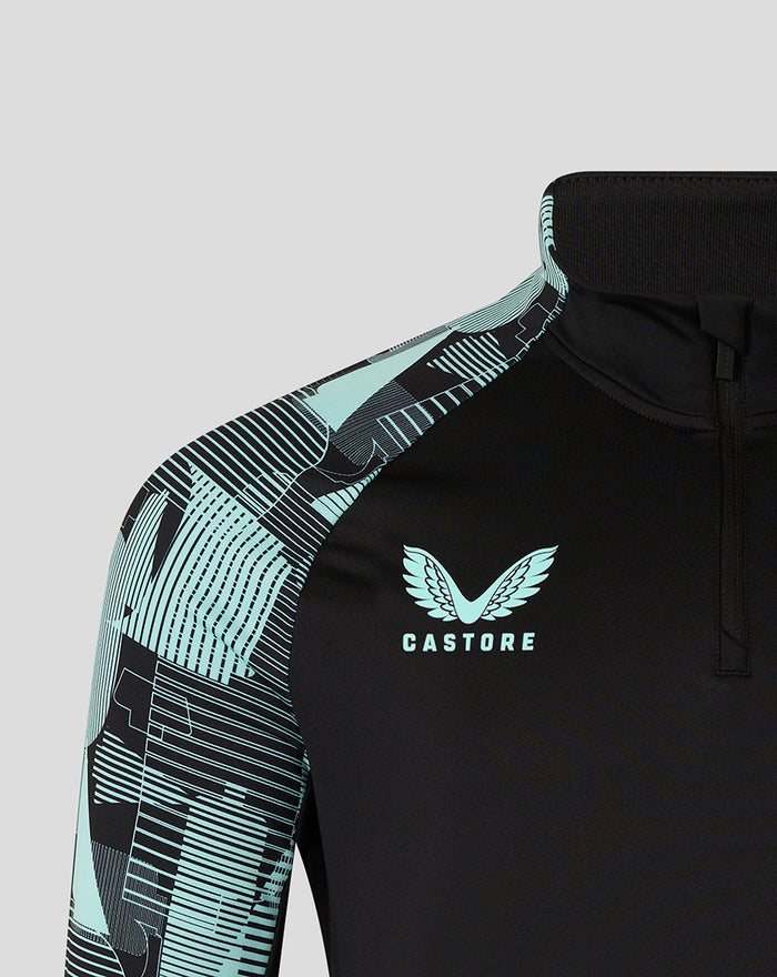 Junior 25/26 England Cricket Ashes Pro Quarter Zip Training Top