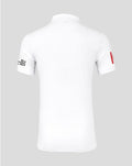 Mens 26/27 England Cricket Test Pro Short Sleeve Shirt - White