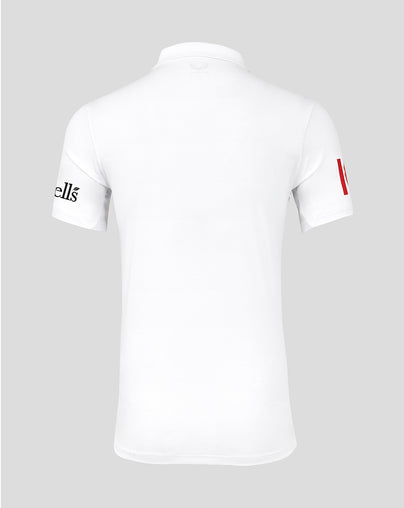Mens 26/27 England Cricket Test Pro Short Sleeve Shirt - White