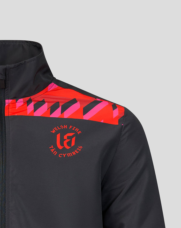 Welsh Fire The Hundred 2026 men's woven pre-match jacket with crest and sponsor logos