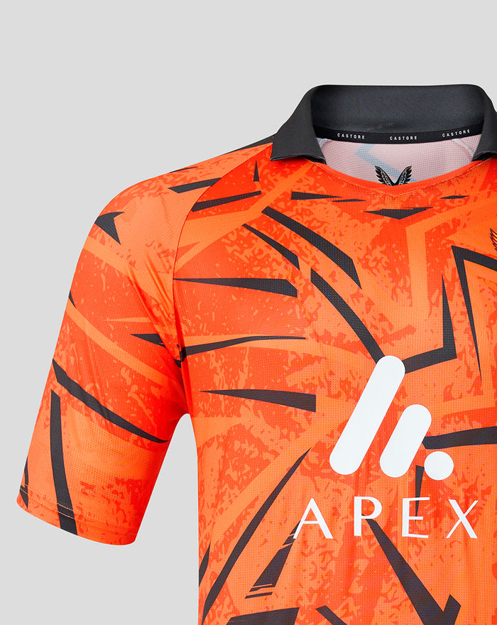 Mens Sunrisers Leeds The Hundred Short Sleeve Stretch Jersey Round Neck 2026