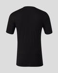 Back view of black Sunrisers Leeds The Hundred Small Wings T Shirt with a plain back