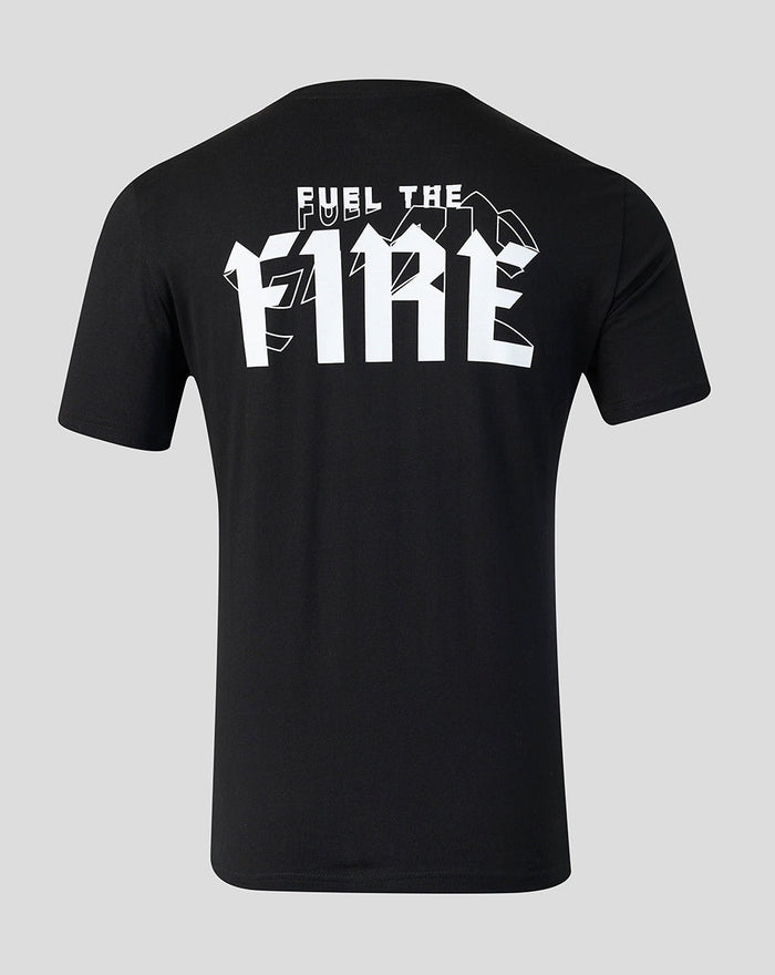 Men's Welsh Fire Fuel The Fire T-Shirt Black