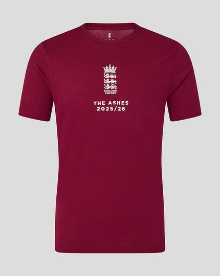 ADULTS 25/26 ESSENTIALS ASHES TEE - BURGUNDY