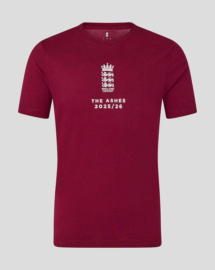 Adults 25/26 Essentials Ashes T-Shirt - Burgundy