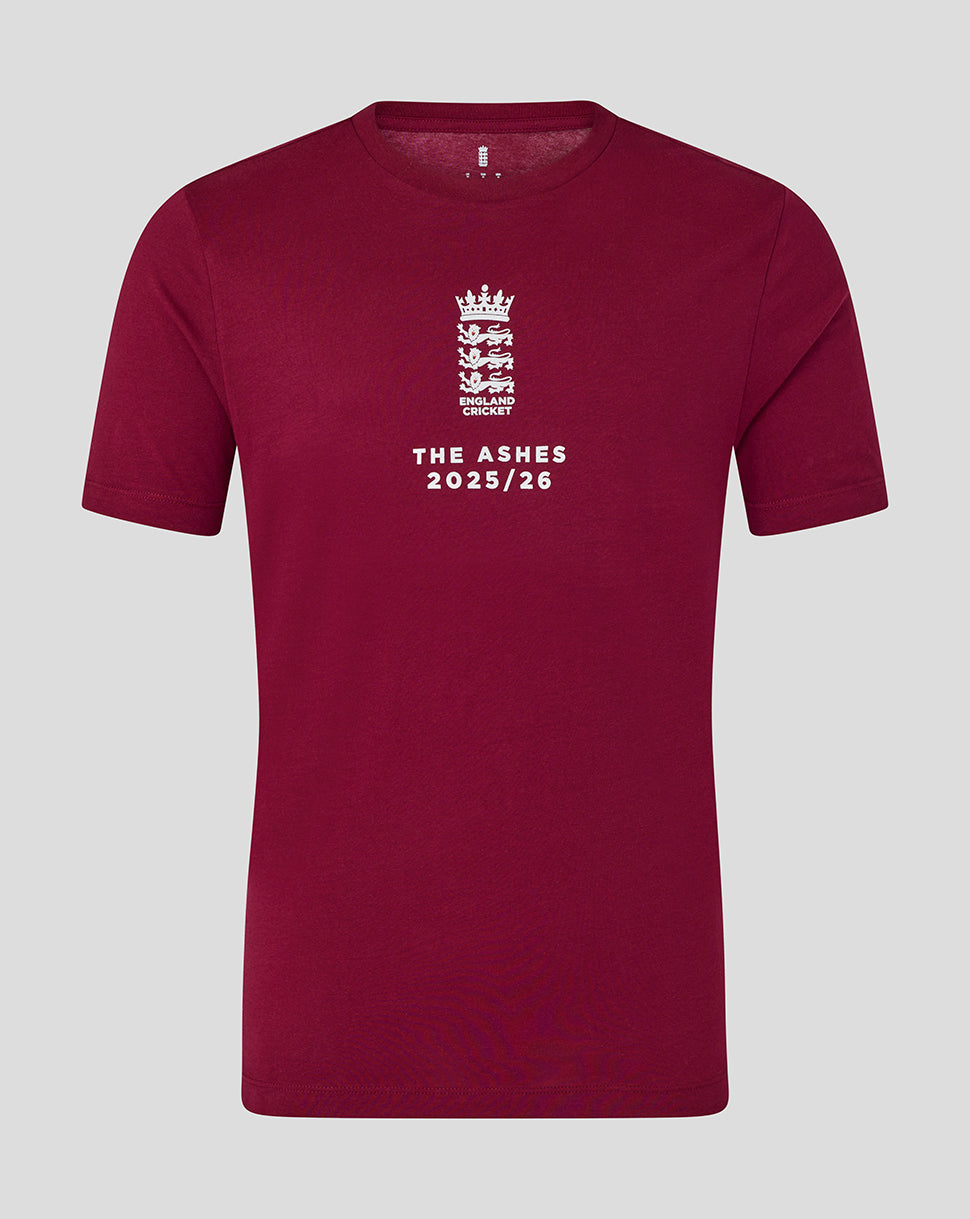 ADULTS 25/26 ESSENTIALS ASHES TEE - BURGUNDY