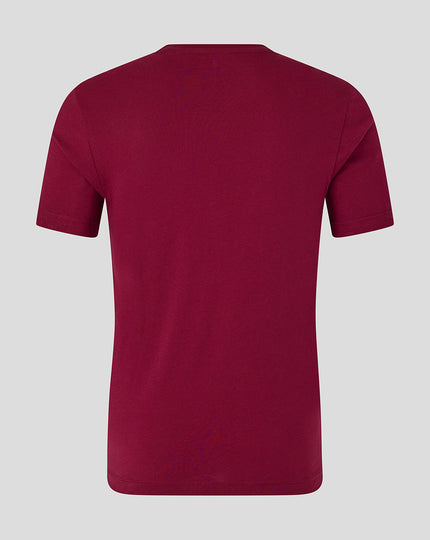 ADULTS 25/26 ESSENTIALS ASHES TEE - BURGUNDY