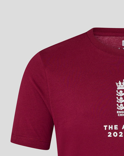 ADULTS 25/26 ESSENTIALS ASHES TEE - BURGUNDY