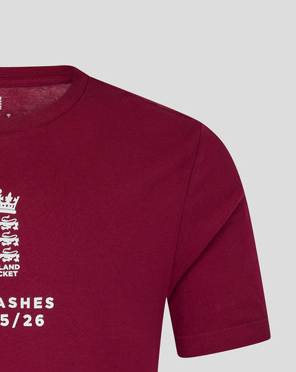 ADULTS 25/26 ESSENTIALS ASHES TEE - BURGUNDY
