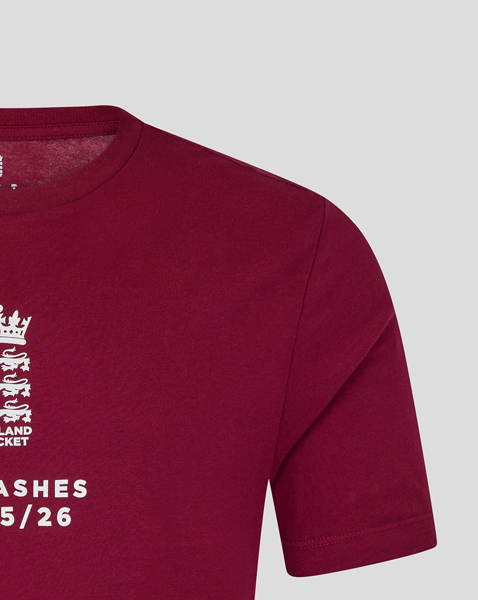 ADULTS 25/26 ESSENTIALS ASHES TEE - BURGUNDY
