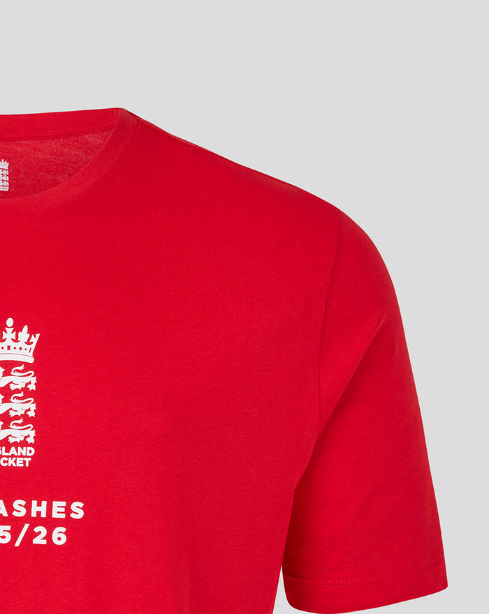 Adults 25/26 Essentials Ashes T-Shirt - Red