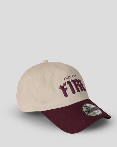 Welsh Fire New Era Unisex Contrast 9Twenty Cap - Beige