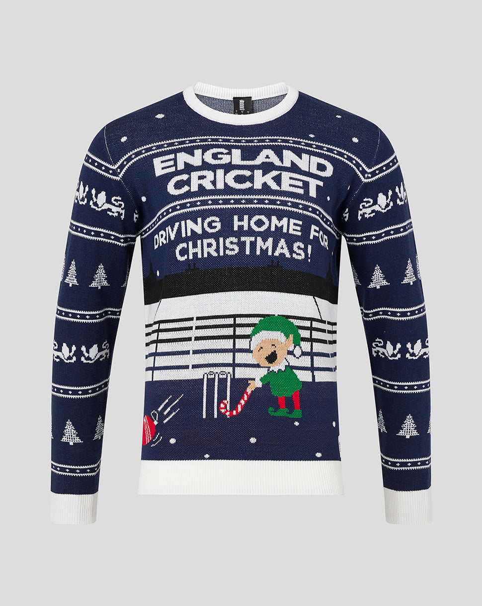 23 24 England Cricket Christmas Jumper