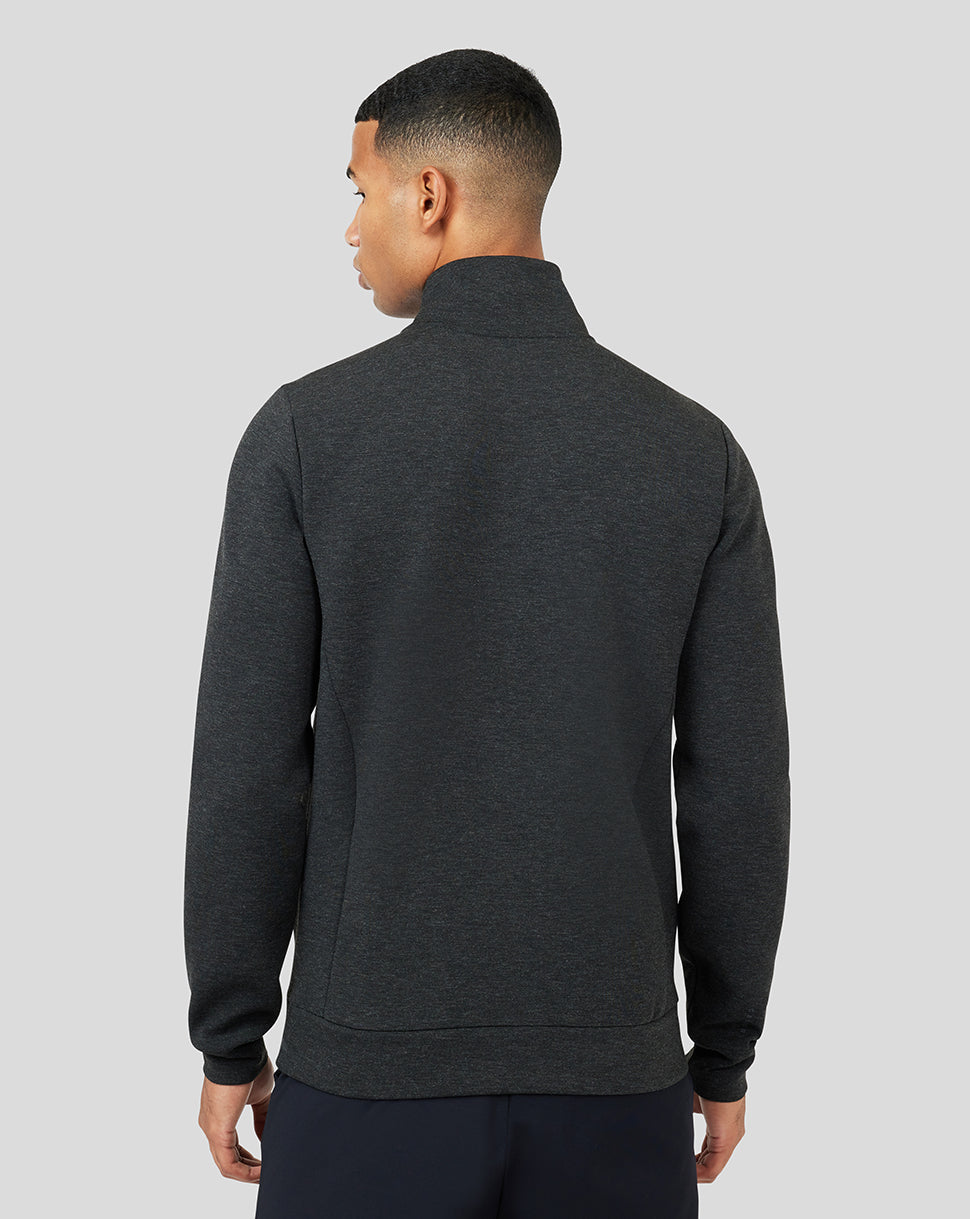 Men's black 1/4 zip sweater