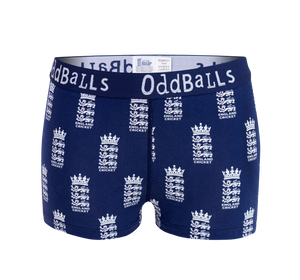 England Cricket Junior Boxer Shorts - Navy