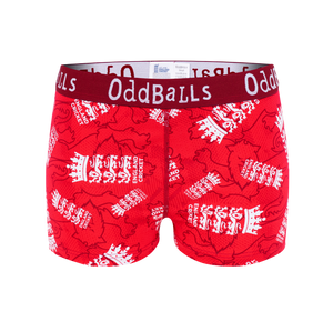 England Cricket Junior Boxer Shorts - Red