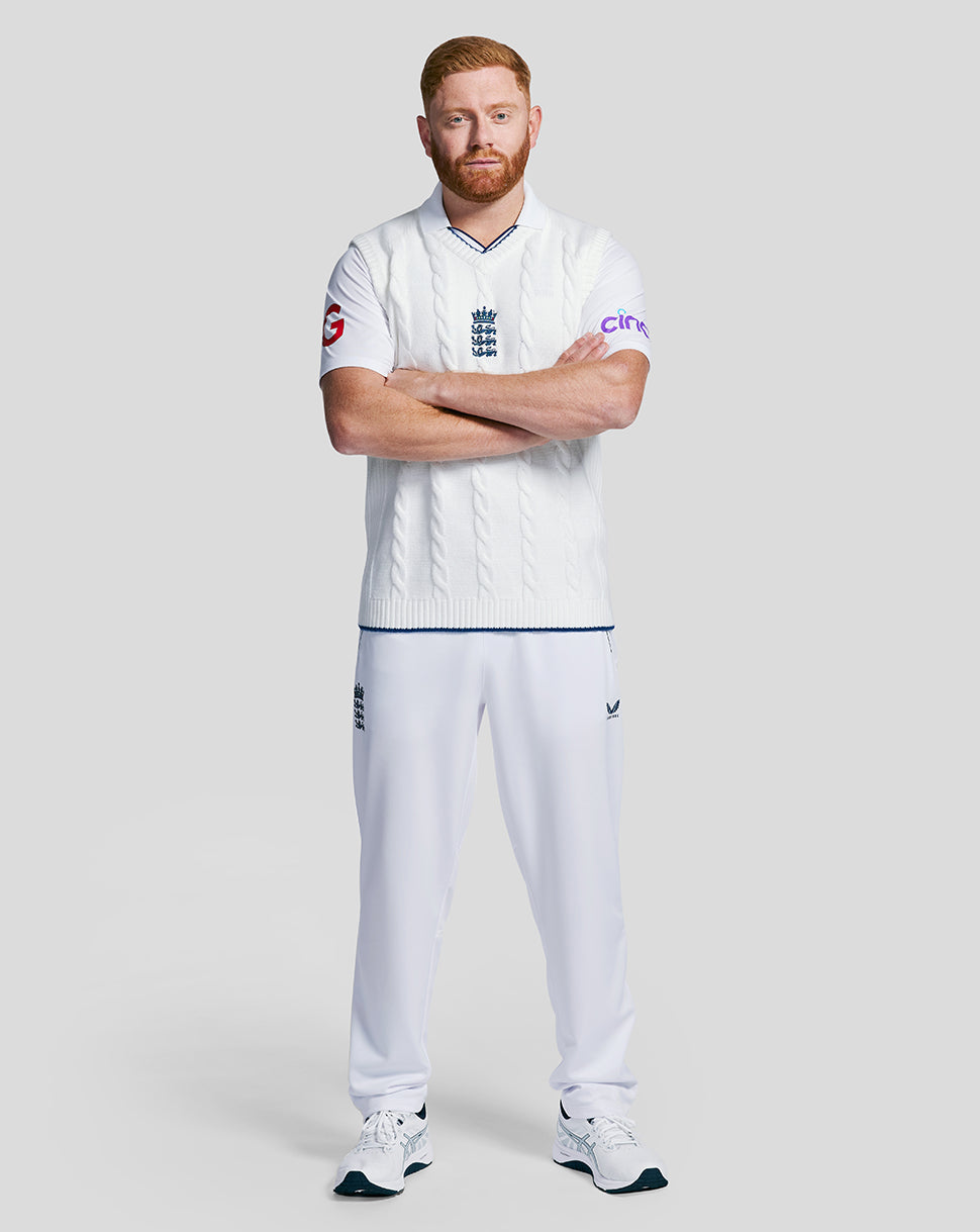 England Cricket Sleeveless Knitted Sweatshirt